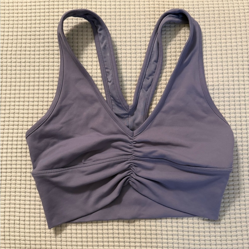 ALO Wild Things Sports Bra in Blue Moon